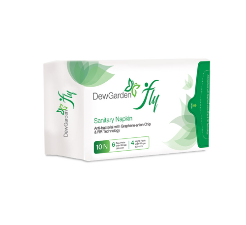 DewGarden Fly Sanitary Napkin (PACK OF 10) DewGarden Fly Sanitary Napkin (PACK OF 10)